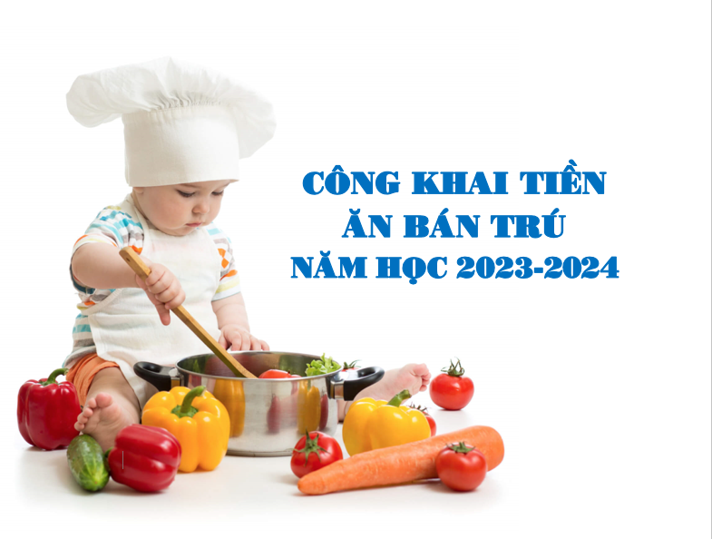 Công khai đóng tiền ăn tháng 3/2024