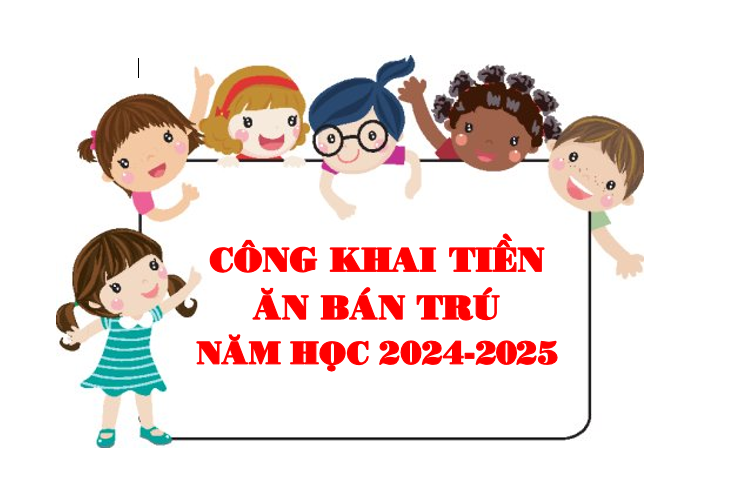 Công khai đóng tiền ăn tháng 01/2025