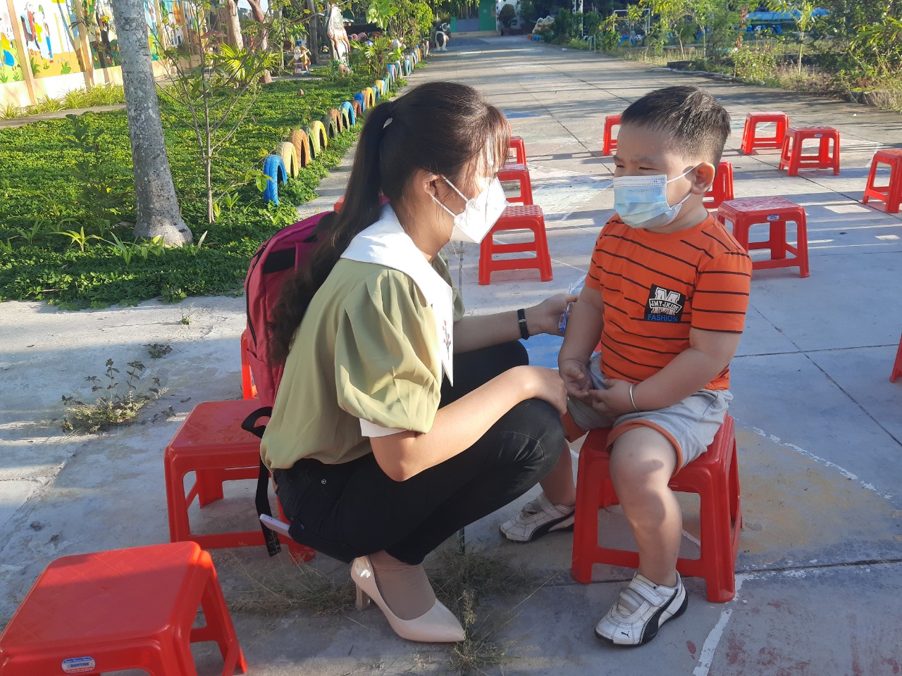 Ngày đầu tiên đến trường năm học 2021-2022